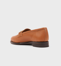 Mocassins en cuir grainé - Camel