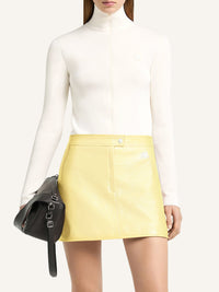 Vinyl Réédition Skirt - Light Yellow