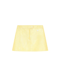 Vinyl Réédition Skirt - Light Yellow