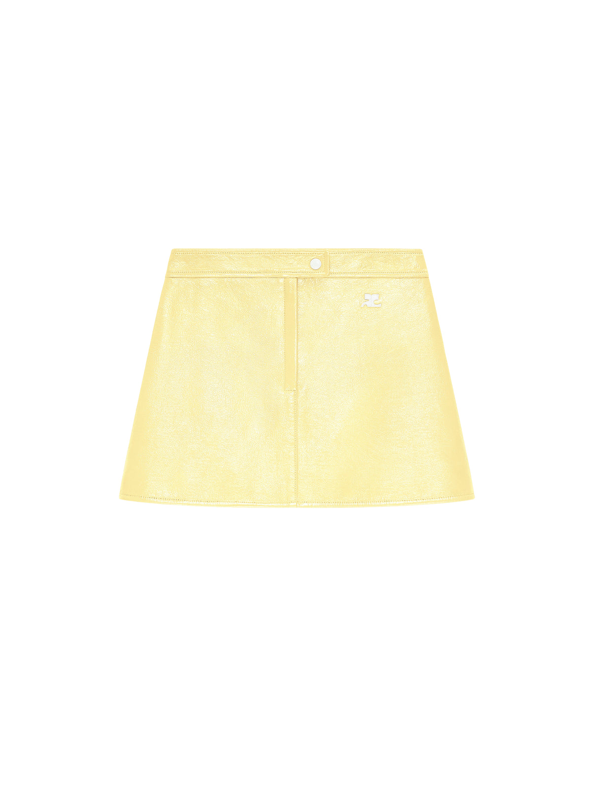 Vinyl Réédition Skirt - Light Yellow