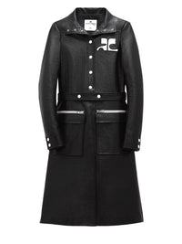 Manteau iconique en vinyle - Black