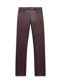 Pantalon Réédition 5 poches en vinyle - Burgundy