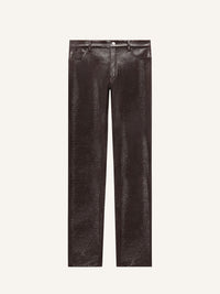 PRIX MARQUE : 150 / PANTALON RÉÉDITION 5 POCHES EN VINYLE