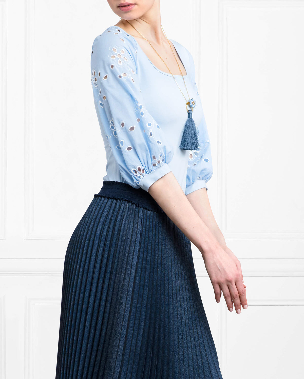 Jupe Peony - Indigo Blue
