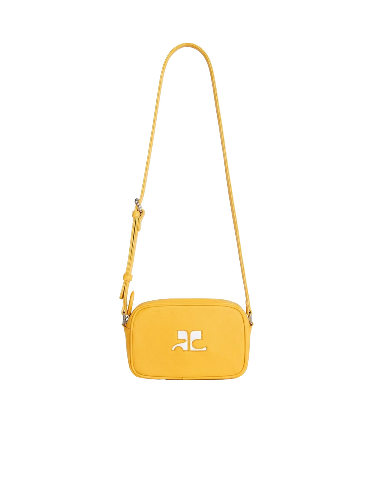 AC Logo Camera Bag leather Réédition - Yellow