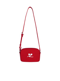 Sac camera AC logo Réédition en cuir - Red