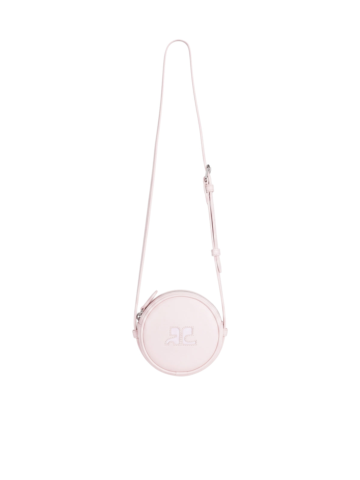 Sac cercle Réédition en cuir - Pale Pink
