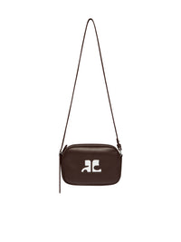 Leather Camera Bag Réédition - Chocolate