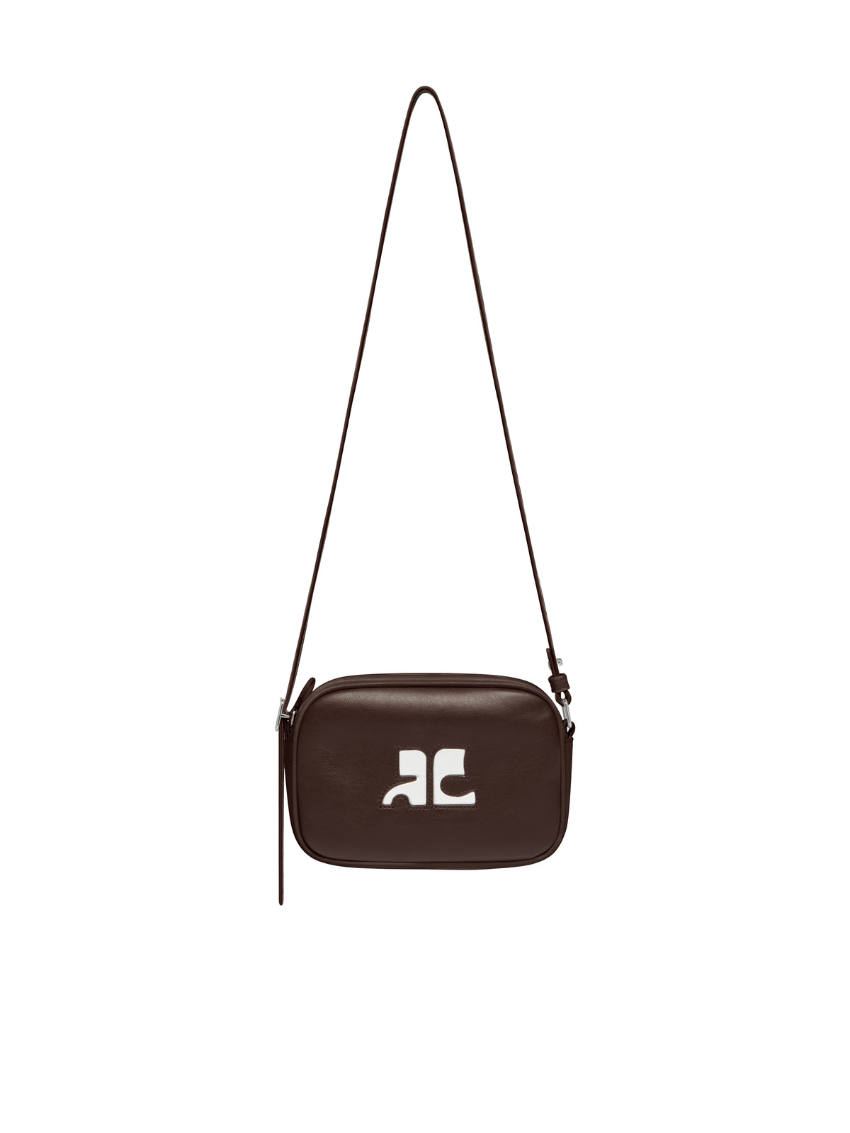 Leather Camera Bag Réédition - Chocolate