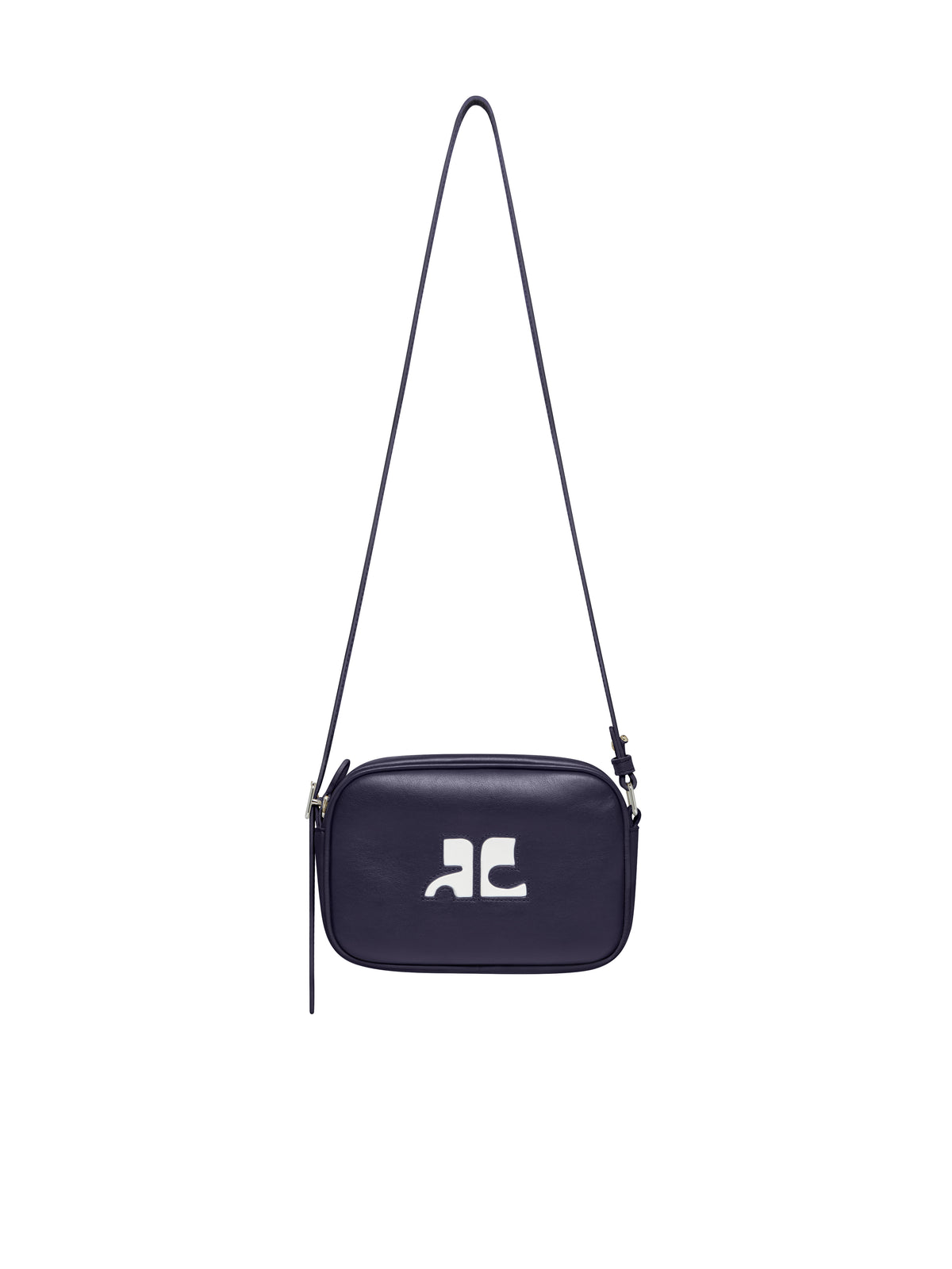 Leather Camera Bag Réédition - Navy
