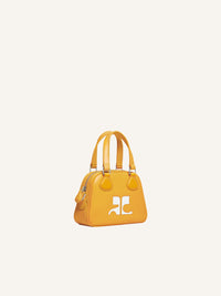 MINI SAC BOWLING EN CUIR LISSE-TU