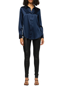 Perle leather leggings - Black