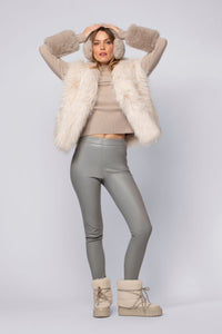 1 QTY NEW LEGGING CUIR STRETCH