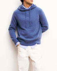 Hoodie en cachemire - Storm Blue