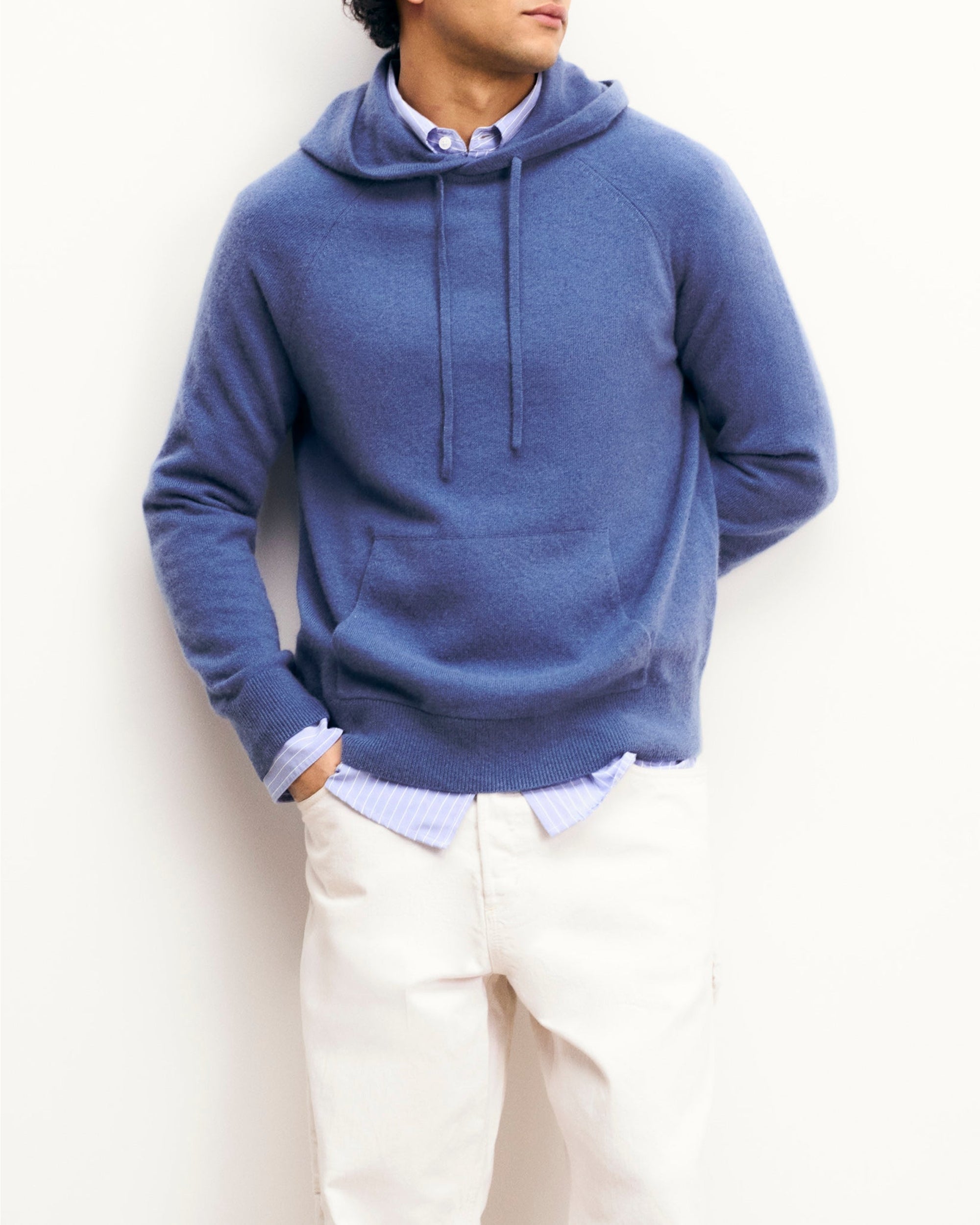 Hoodie en cachemire - Storm Blue