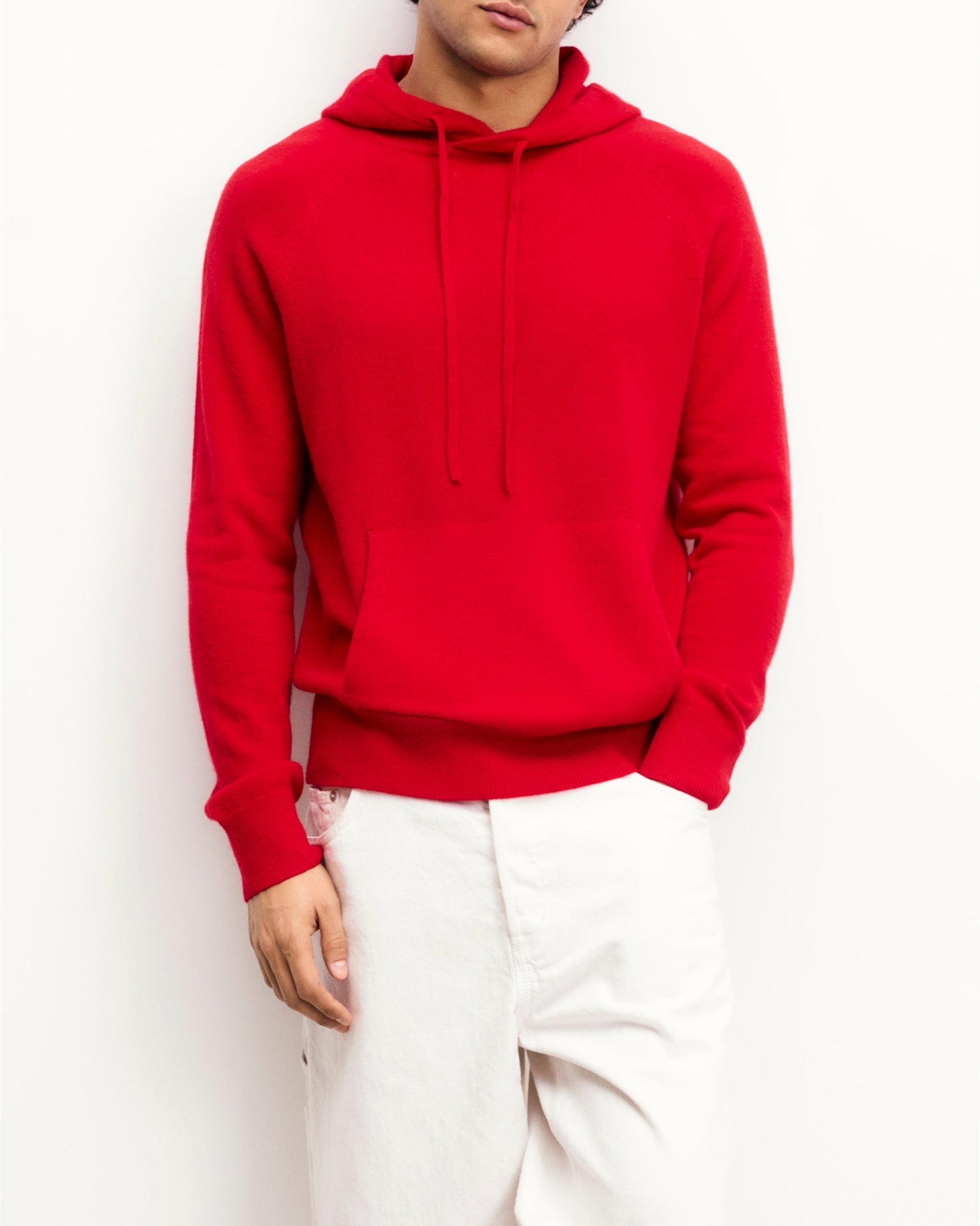 Hoodie en cachemire - Passion Red