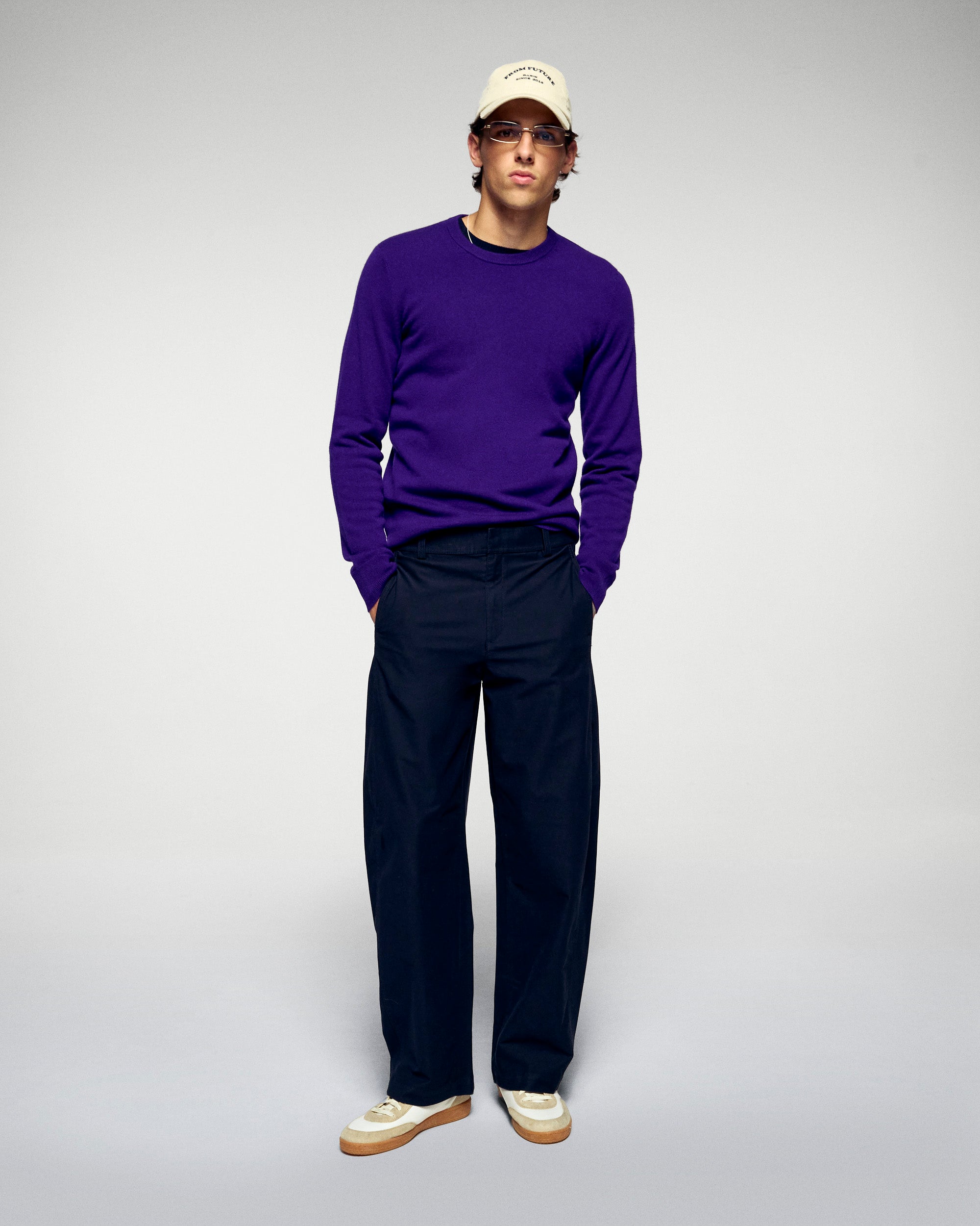 VELVET PURPLE / NEW / QTY : 19 / Pull Col Rond - Velvet Purple
