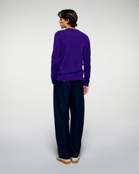 VELVET PURPLE / NEW / QTY : 19 / Pull Col Rond - Velvet Purple
