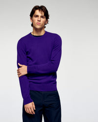 VELVET PURPLE / NEW / QTY : 19 / Pull Col Rond - Velvet Purple