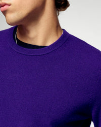 Pull à col rond en cachemire - Velvet Purple