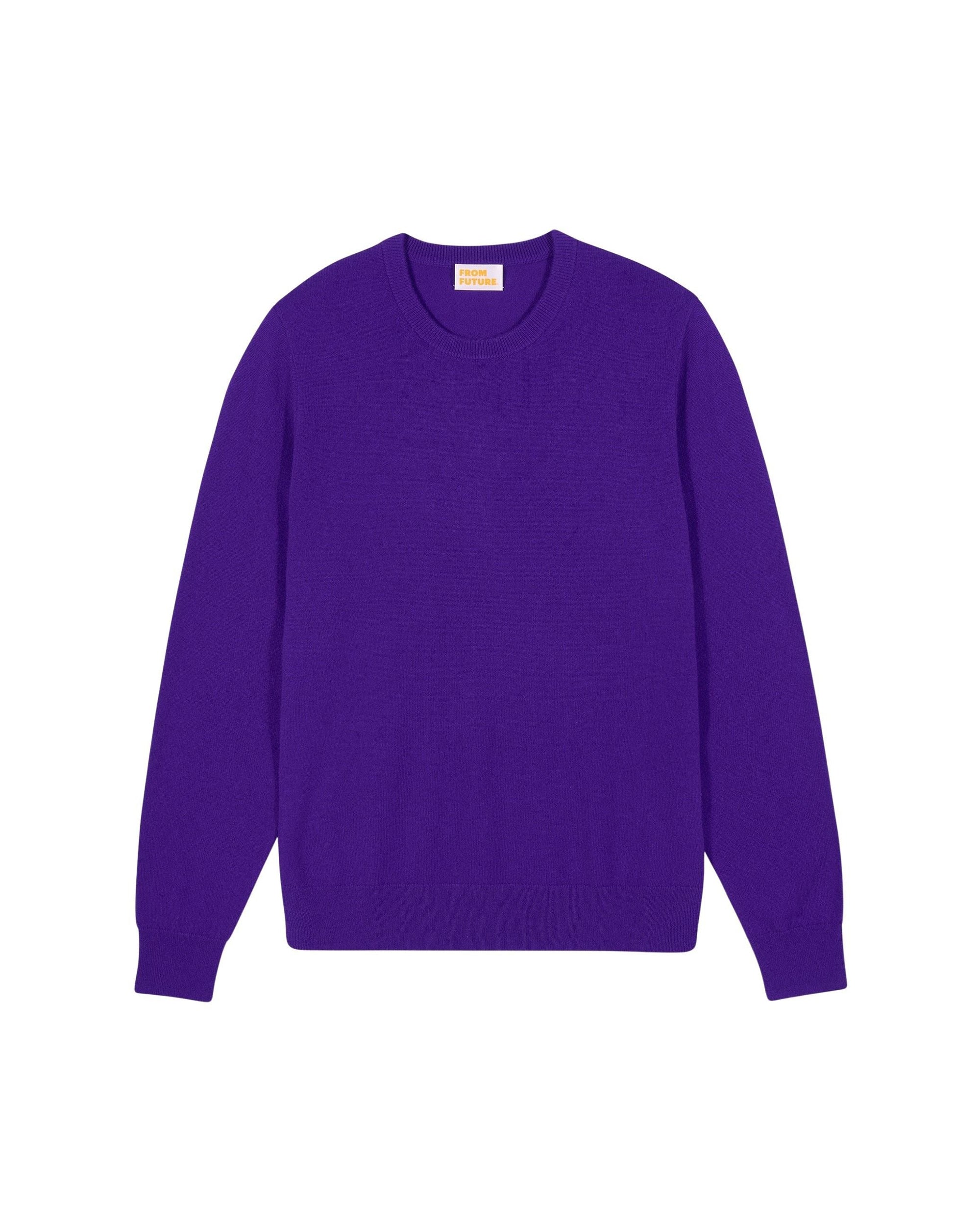 Pull à col rond en cachemire - Velvet Purple
