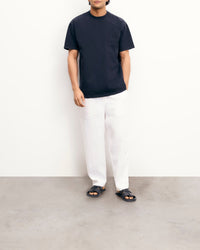 T-shirt à col rond - Washed Black