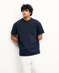 WASHED BLACK / NEW / QTY : 37 / T-shirt Col Rond Manches Courtes - Washed Black