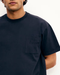WASHED BLACK / NEW / QTY : 37 / T-shirt Col Rond Manches Courtes - Washed Black