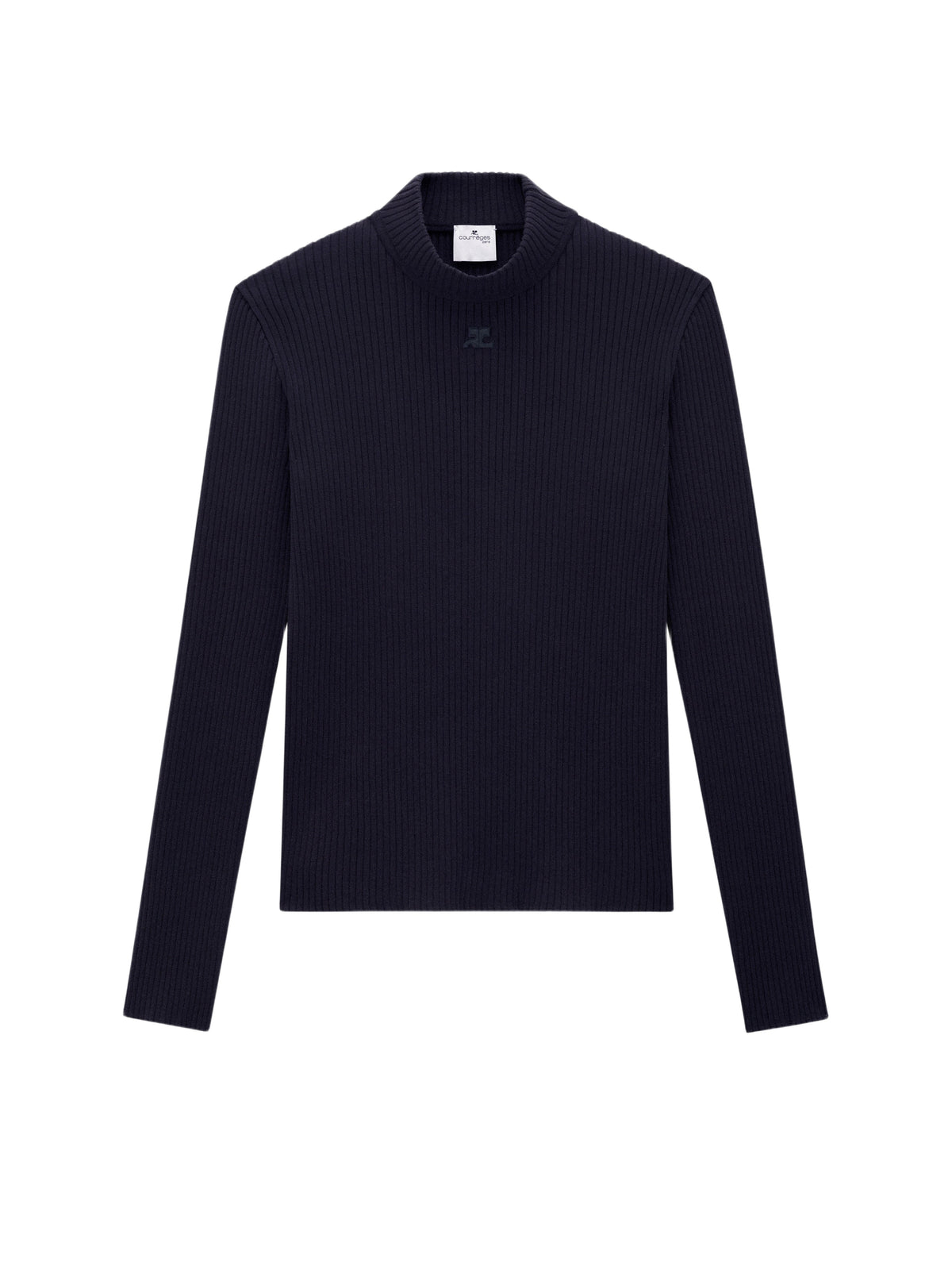 Réédition high-neck jumper - Navy