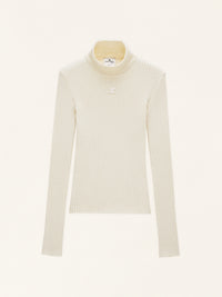 PRIX MARQUE : 140 / PULL RÉÉDITION EN MAILLE CÔTELÉE