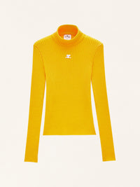 PRIX MARQUE : 140 / PULL RÉÉDITION EN MAILLE CÔTELÉE