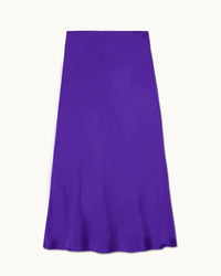 MIDNIGHT PURPLE / NEW / QTY : 22 / Jupe Mi Longue Gina - Midnight Purple