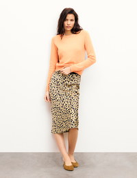 ANIMAL NATUREL / NEW / QTY : 145 / Jupe Mi Longue Gina - Animal Naturel