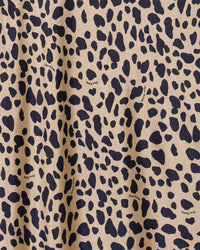 Gina silk midi skirt - Animal