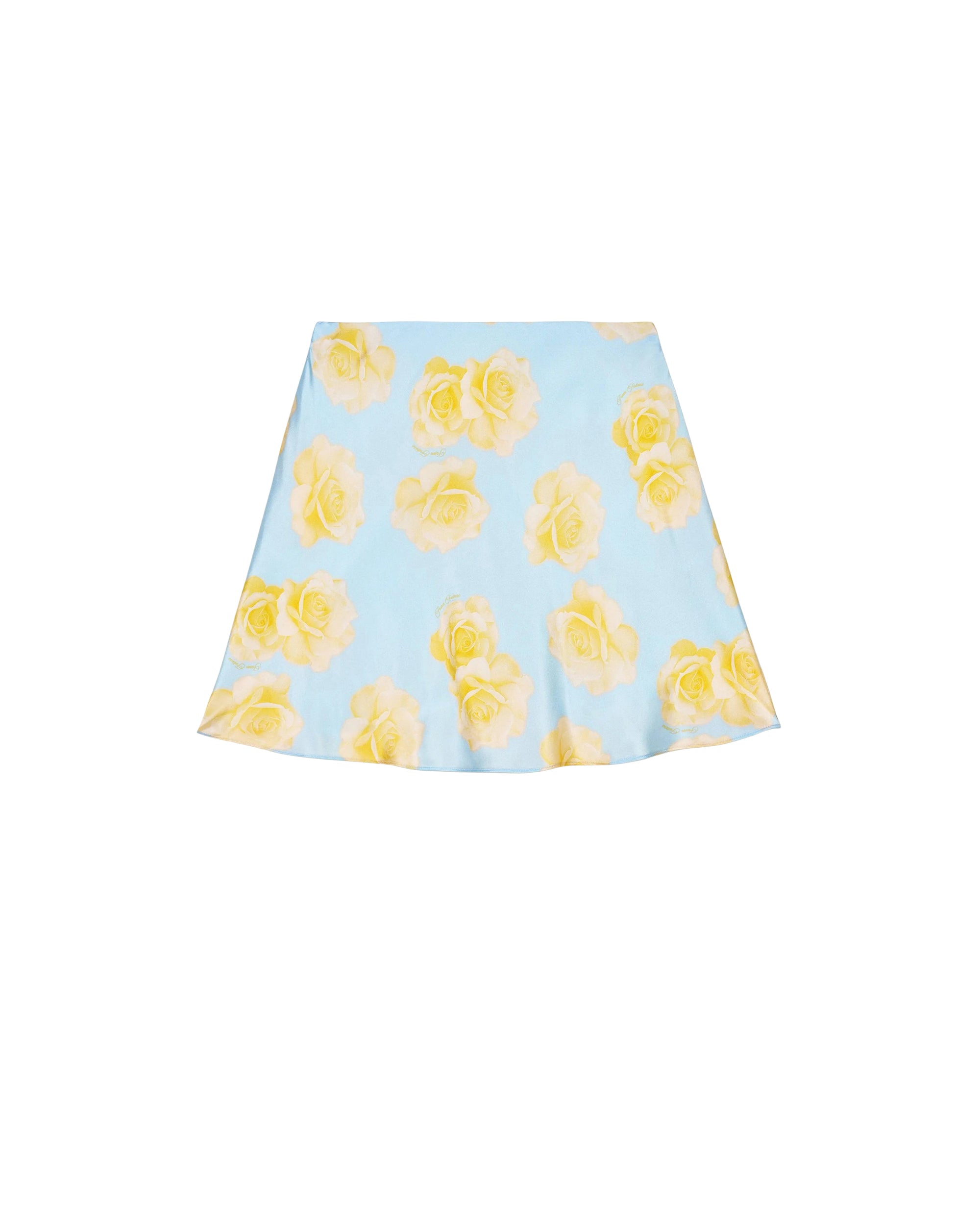 Lenny skirt in silk - Sky Garden