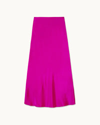 TROPICAL RASPBERRY / NEW / QTY : 26 / Jupe Mi Longue Vicky - Tropical Raspberry