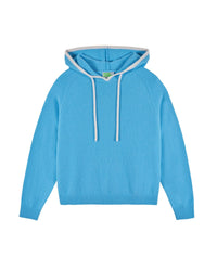 Hoodie oversize en cachemire - Fantasy Blue