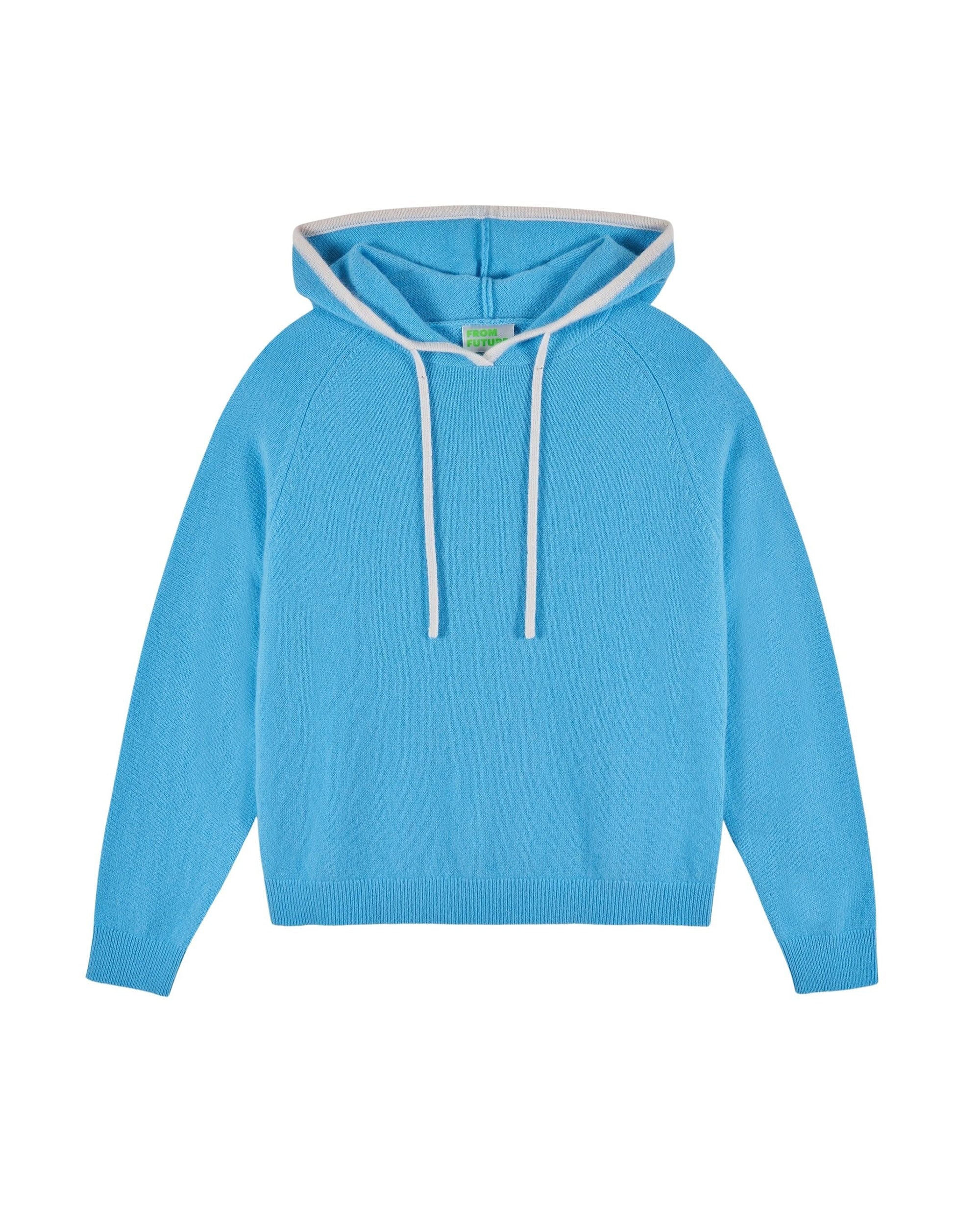 Hoodie oversize en cachemire - Fantasy Blue
