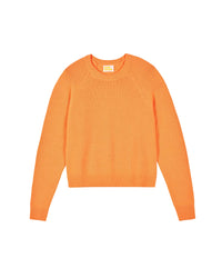 Pull à col rond en cachemire - Peachy Orange