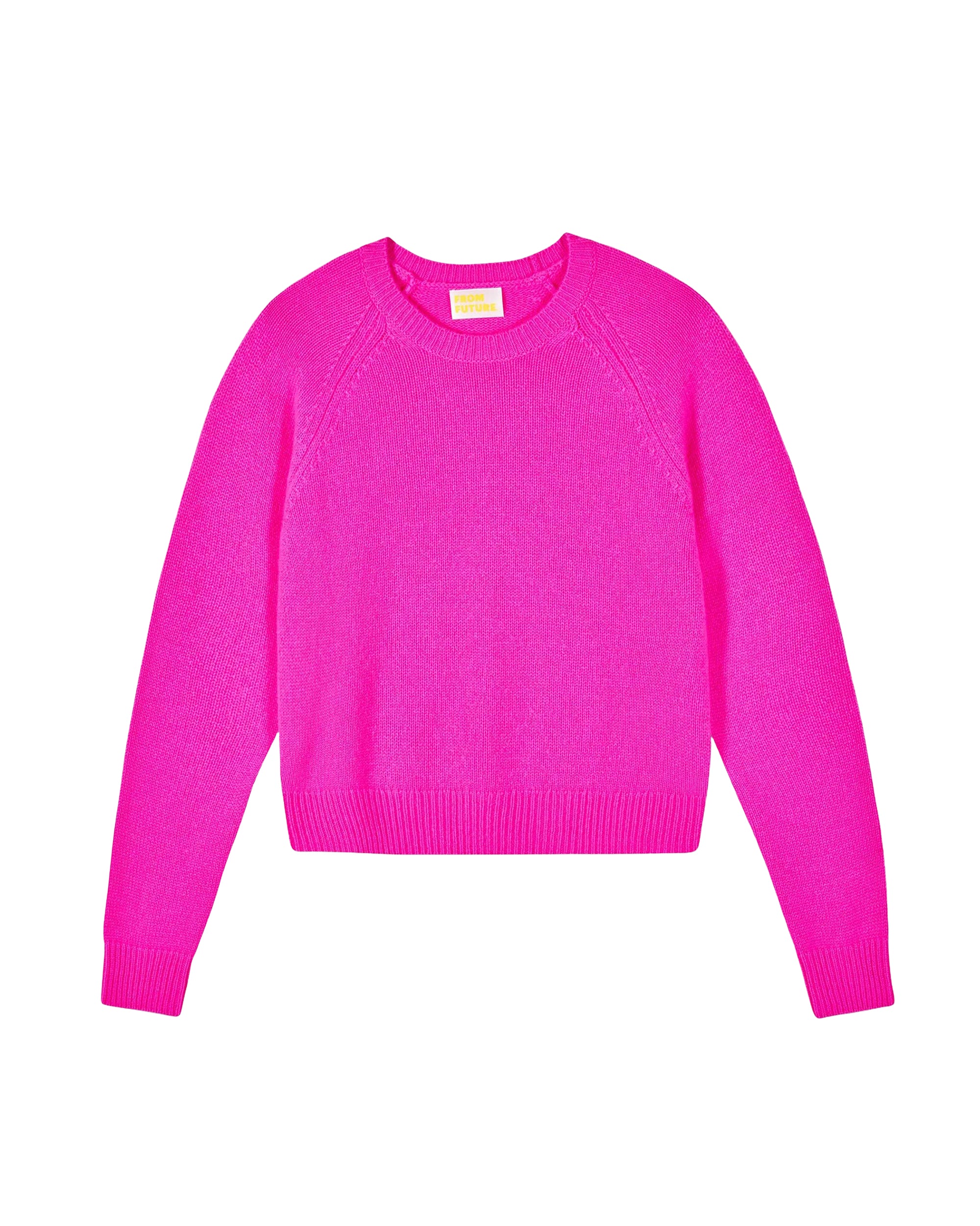 Pull à col rond en cachemire - Cosmic Pink