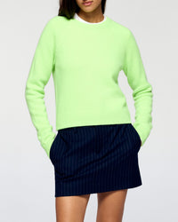 Pull à col rond en cachemire - Candy Green
