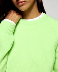 Pull à col rond en cachemire - Candy Green