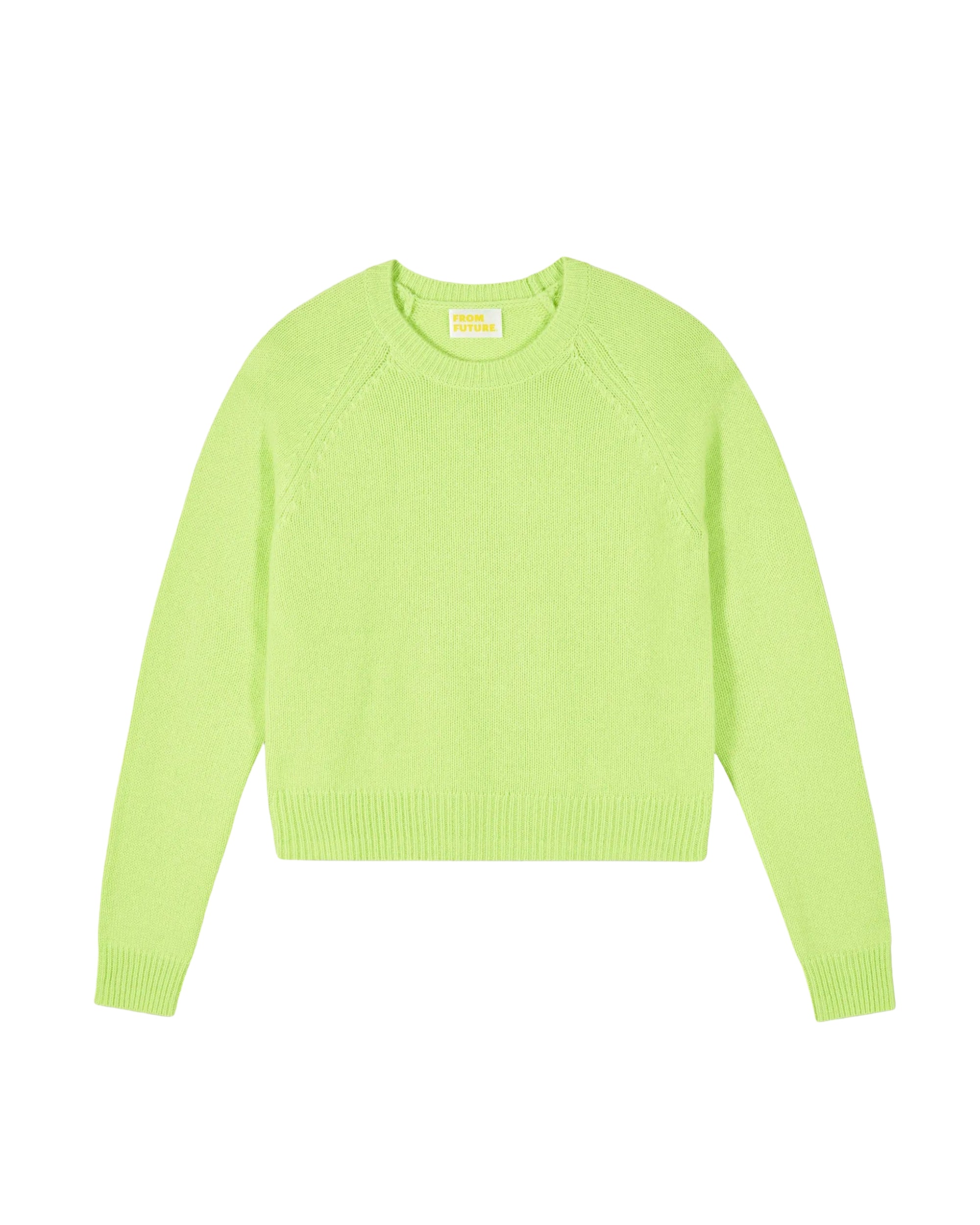 Pull à col rond en cachemire - Candy Green