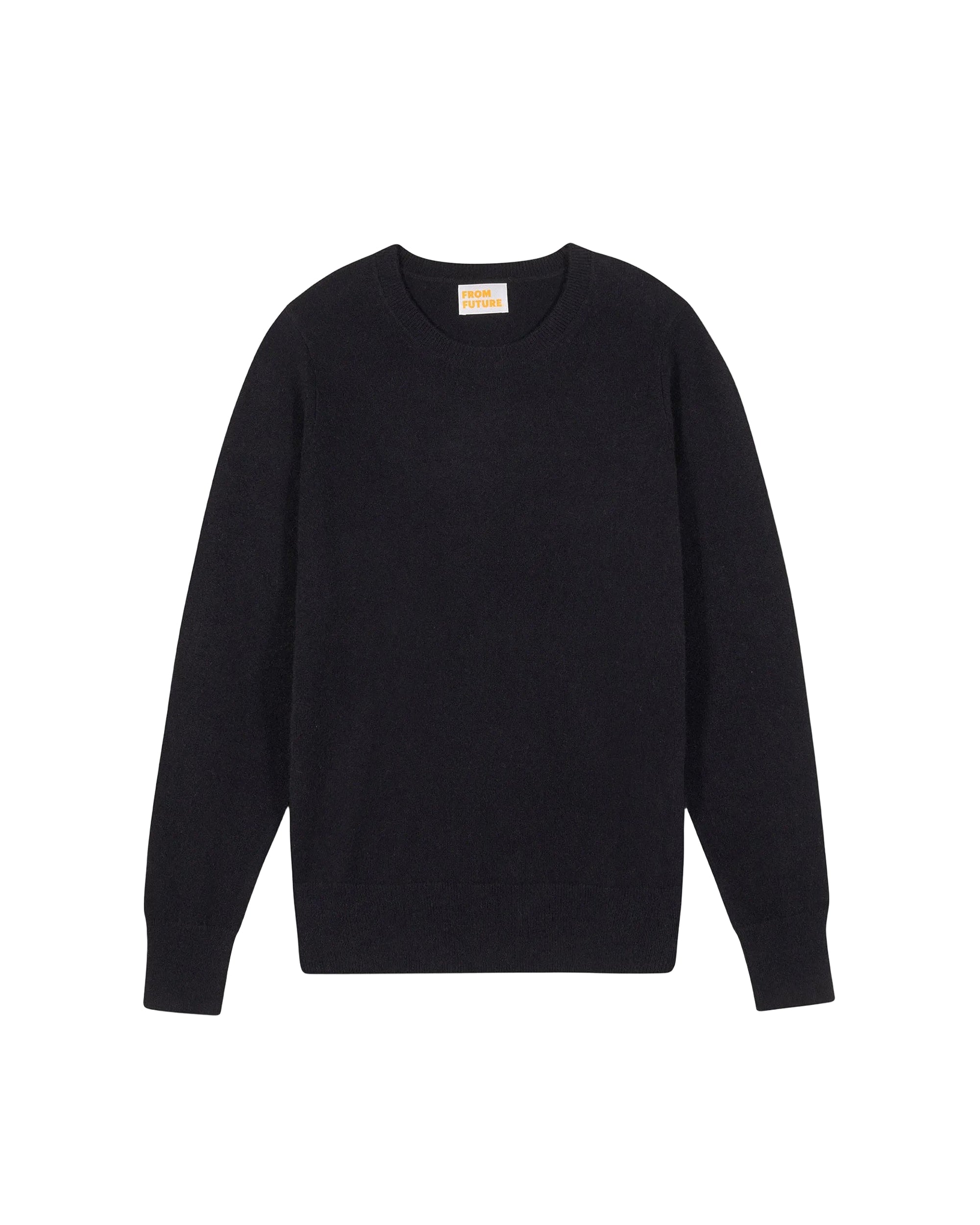 Pull à col rond en cachemire - Noir