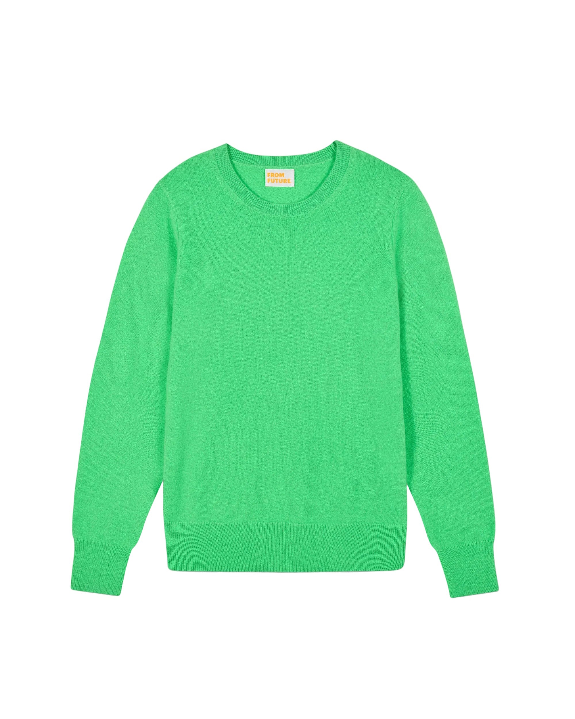 Pull à col rond en cachemire - Cosmic Green