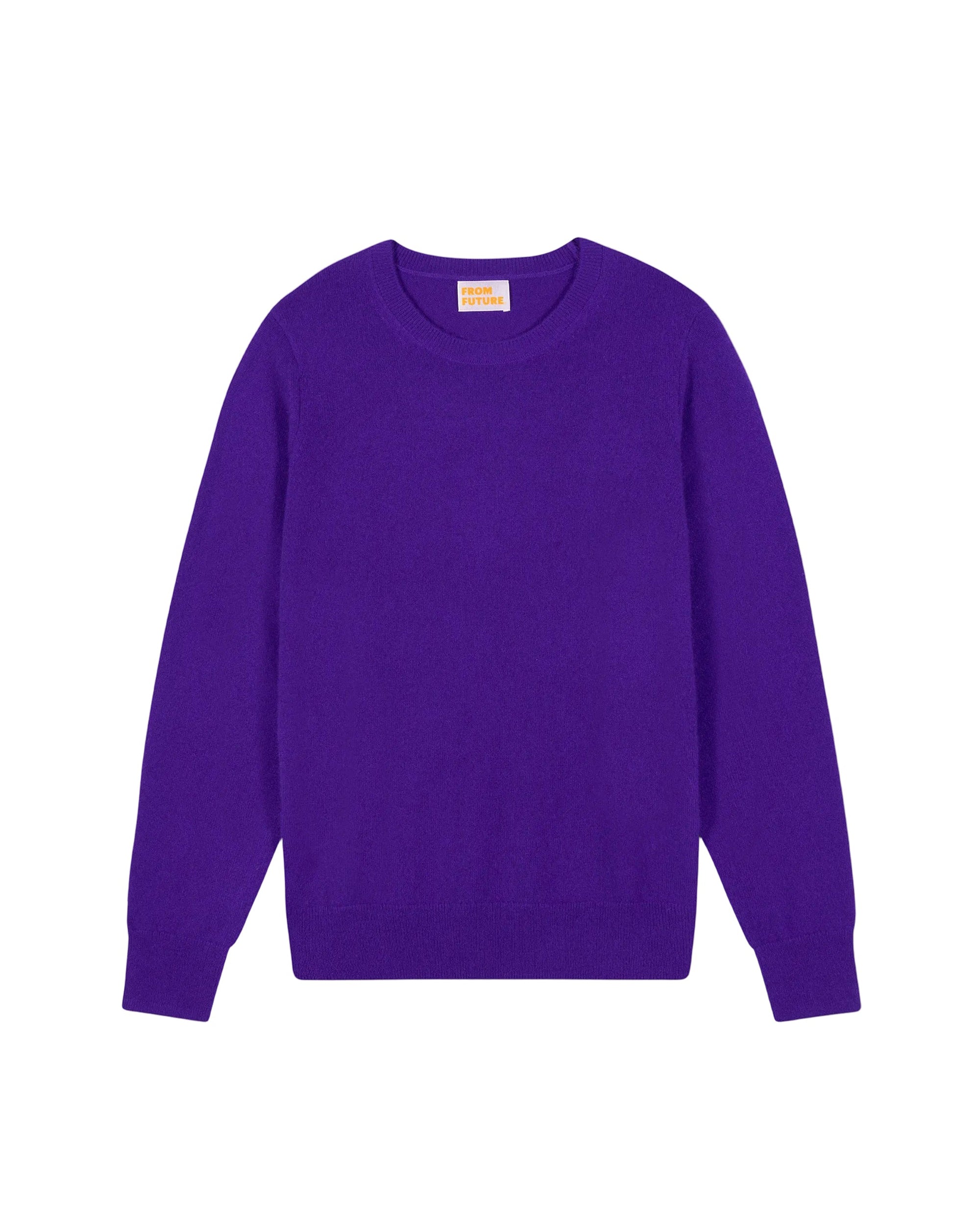 Pull à col rond en cachemire - Velvet Purple