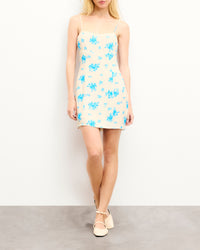 Robe courte à bretelles Billie - Sunrise Bouquet