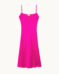 TROPICAL RASPBERRY / NEW / QTY : 31 / Robe Longue Bretelles Giulia - Tropical Raspberry