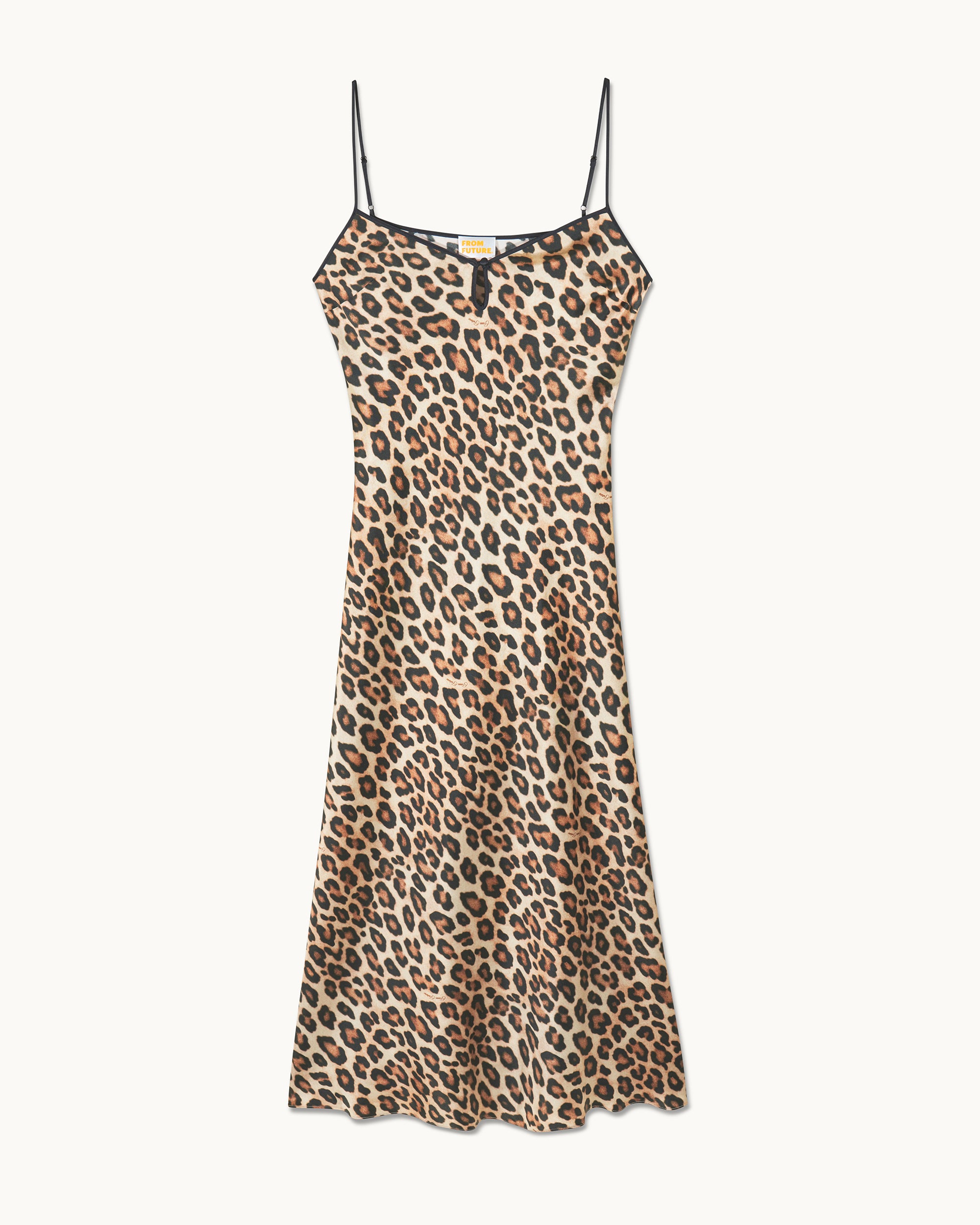LEOPARD / NEW / QTY : 40 / Robe Longue Bretelles Giulia - Leopard