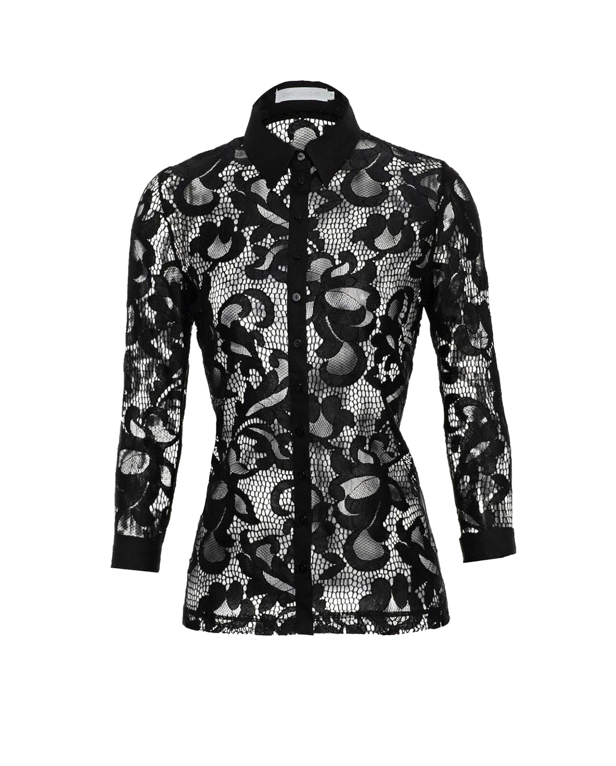 Chemise Pestum en dentelle - Black